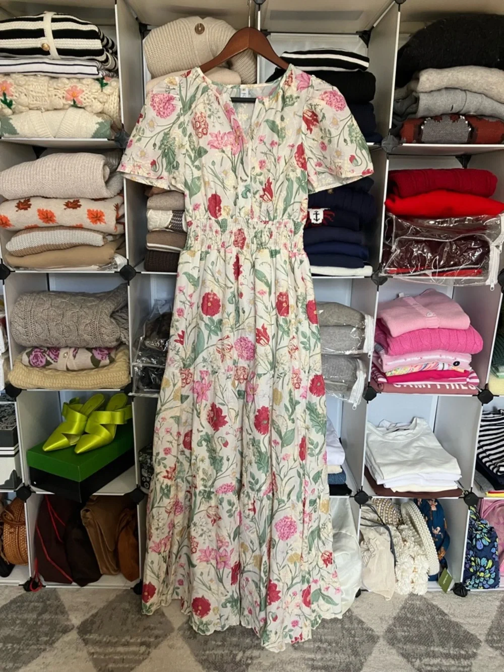 NWT Chicwish Floral Maxi Dress - Picture 2 of 5